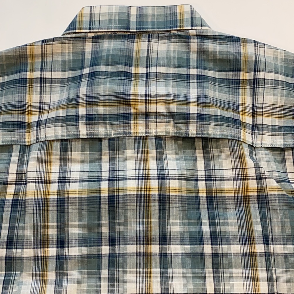 Croft & Barrow SZ Small Plaid Quick Dry Shirt D26 - Picture 3 of 11